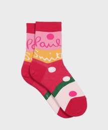 ウィメンズ ドット＆ロゴ ソックス / 145607 CSW