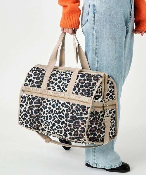 LeSportsac レオパード柄別注ラージウィークエンダー