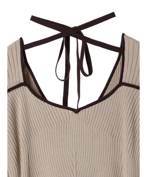 DURAS（デュラス）の「Waist opening dress（ワンピース・レディース・ブラック/ベージュ/グレー・FREE）」の14枚目の写真