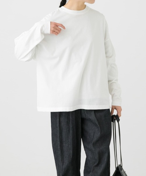 かぐれ(カグレ)の「クルーネックビッグプルオーバー(Tシャツ/カットソー・レディース・ブラック/オフホワイト・FREE)」の9枚目の写真