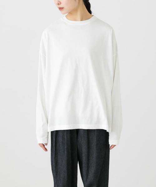 かぐれ(カグレ)の「クルーネックビッグプルオーバー(Tシャツ/カットソー・レディース・ブラック/オフホワイト・FREE)」の16枚目の写真