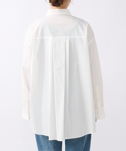 RIVE DROITE（リヴドロワ）の「BIGサイズシャツ（シャツ/ブラウス・レディース・オフホワイト/サックスブルー・FREE）」の4枚目の写真