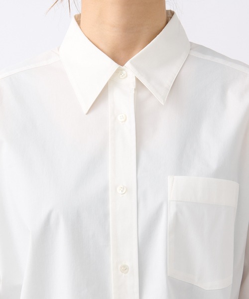 RIVE DROITE（リヴドロワ）の「BIGサイズシャツ（シャツ/ブラウス・レディース・オフホワイト/サックスブルー・FREE）」の5枚目の写真