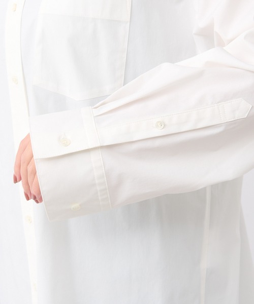 RIVE DROITE（リヴドロワ）の「BIGサイズシャツ（シャツ/ブラウス・レディース・オフホワイト/サックスブルー・FREE）」の7枚目の写真