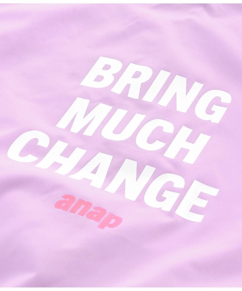 ANAP kids（アナップキッズ）の「パイピングラインウィンドブレーカー（ブルゾン・キッズ・ブラック/ラベンダー・110cm/120cm/130cm/100cm）」の19枚目の写真