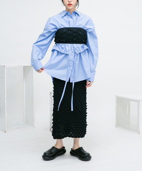 KBF（ケイビーエフ）の「ボリュームソールクロッグ（その他シューズ・レディース・アイボリー/ブラック・38/37）」の5枚目の写真