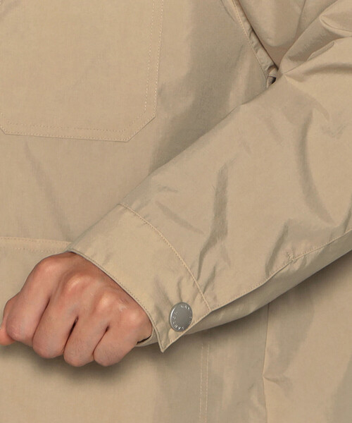 DANTON（ダントン）の「MEN'S NYLON TAFFETA WORK JACKET（ブルゾン・メンズ・チャコール/ベージュ/ブラック/オリーブ/パープル・38/42/44/40）」の16枚目の写真