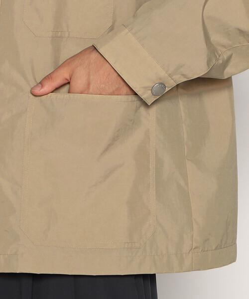 DANTON（ダントン）の「MEN'S NYLON TAFFETA WORK JACKET（ブルゾン・メンズ・チャコール/ベージュ/ブラック/オリーブ/パープル・38/42/44/40）」の15枚目の写真