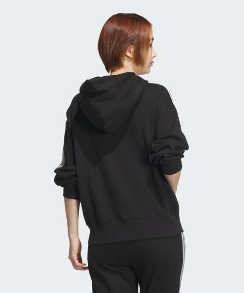 アディダス adidas レディース スウェットパーカー エッセンシャルズ プラス スリーストライプス フレンチテリー パーカー JG3846 （シャ アディダス adidas レディース スウェットパーカー