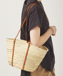 Rouge vif | 【KECH Les ESSENTIELS/ケッシュ ル エッセンシャル】 ショルダーバスケット　カゴバッグ(ショルダーバッグ)