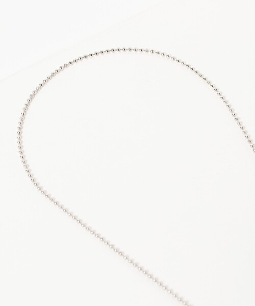 Ray BEAMS（レイビームス）の「Ray BEAMS / ボール チェーン ループタイ ネックレス（ネックレス・レディース・シルバー/ゴールド・ONE SIZE）」の3枚目の写真