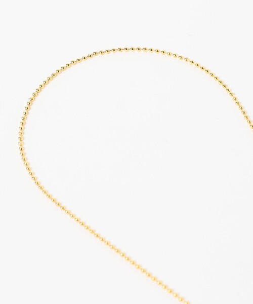 Ray BEAMS（レイビームス）の「Ray BEAMS / ボール チェーン ループタイ ネックレス（ネックレス・レディース・シルバー/ゴールド・ONE SIZE）」の5枚目の写真