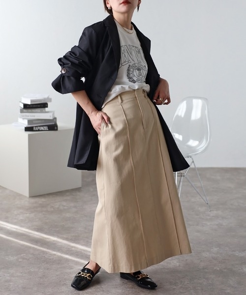 ap retro(アプレトロ)の「バックプリーツトレンチコート(トレンチコート・レディース・ベージュ/ブラック・FREE)」の10枚目の写真