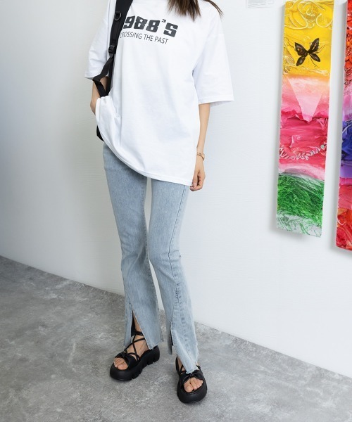 Miniministore（ミニミニストア）の「ストラップサンダル レディース軽量厚底靴（サンダル・レディース・ブラック/アイボリー・24.5cm/24.0cm/23.5cm/23.0cm/22.5cm/25.0cm）」の4枚目の写真