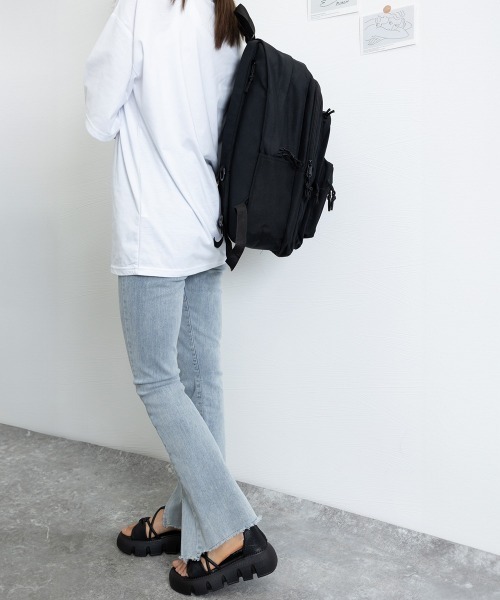 Miniministore（ミニミニストア）の「ストラップサンダル レディース軽量厚底靴（サンダル・レディース・ブラック/アイボリー・24.5cm/24.0cm/23.5cm/23.0cm/22.5cm/25.0cm）」の5枚目の写真