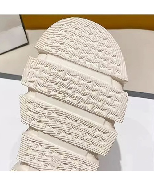 Miniministore（ミニミニストア）の「ストラップサンダル レディース軽量厚底靴（サンダル・レディース・ブラック/アイボリー・24.5cm/24.0cm/23.5cm/23.0cm/22.5cm/25.0cm）」の15枚目の写真