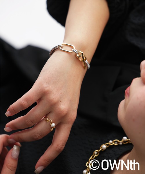 antiqua（アンティカ）の「チェーンブレスレット（ブレスレット・レディース・シルバー・FREE）」の4枚目の写真