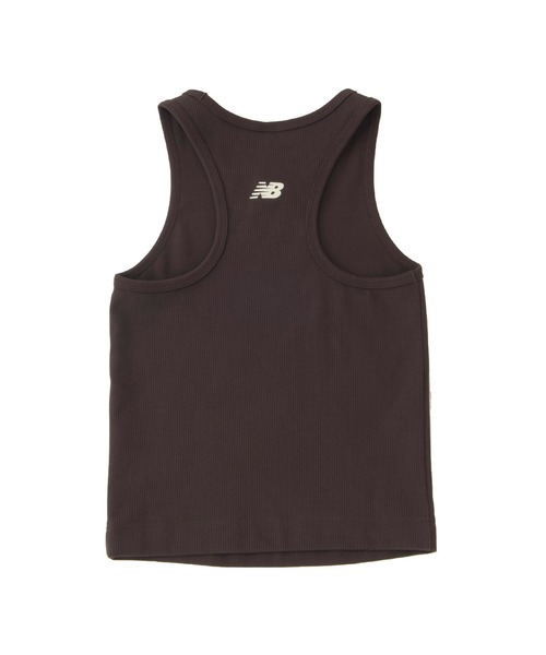 NEW BALANCE(ニューバランス)の「Linear Heritage リブニットレーサータンク(タンクトップ・レディース・杢グレー/ダークブラウン・SMALL/MEDIUM/LARGE/X-LARGE)」の12枚目の写真