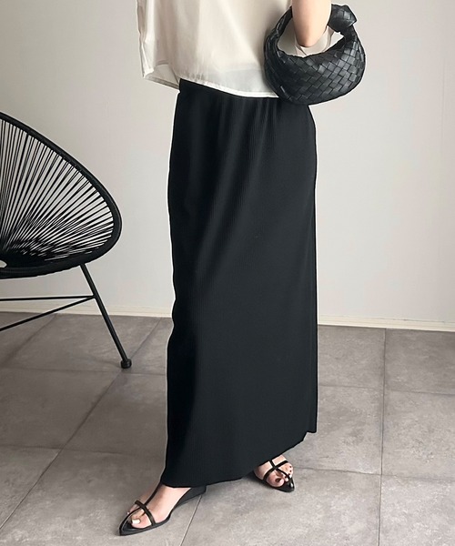 Honeys(ハニーズ)の「セルフカットスカート【WEB限定】(スカート・レディース・スミクロ/ライトベージュ/ブラック/レッド/ブルー/ブラウン/グリーン・LL/L/M/S/3L)」の17枚目の写真