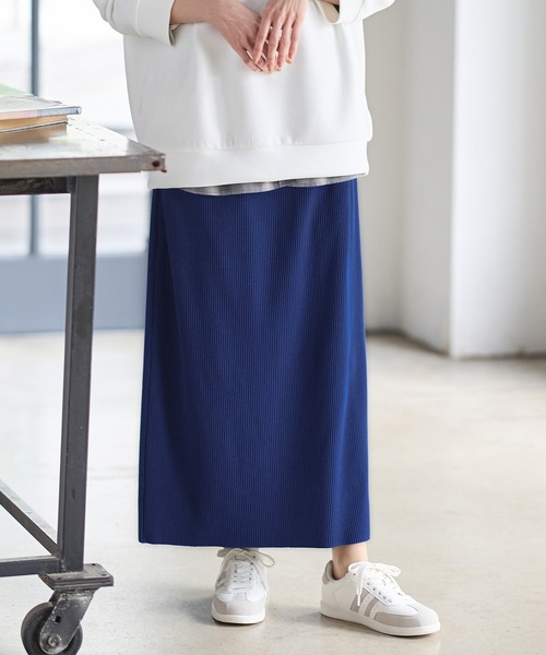 Honeys(ハニーズ)の「セルフカットスカート【WEB限定】(スカート・レディース・スミクロ/ライトベージュ/ブラック/レッド/ブルー/ブラウン/グリーン・LL/L/M/S/3L)」の19枚目の写真