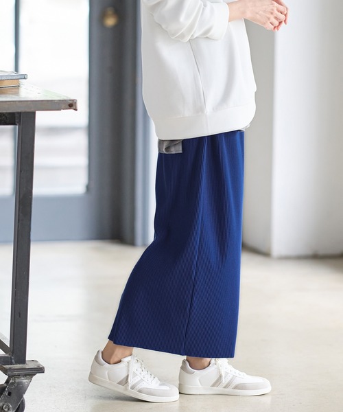 Honeys(ハニーズ)の「セルフカットスカート【WEB限定】(スカート・レディース・スミクロ/ライトベージュ/ブラック/レッド/ブルー/ブラウン/グリーン・LL/L/M/S/3L)」の20枚目の写真