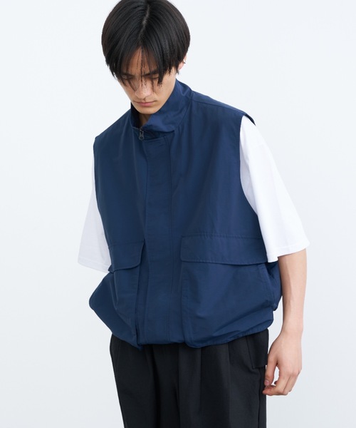 my_ MILITARY GILLET ナイロンベスト my_ MILITARY GILLET ナイロンベスト