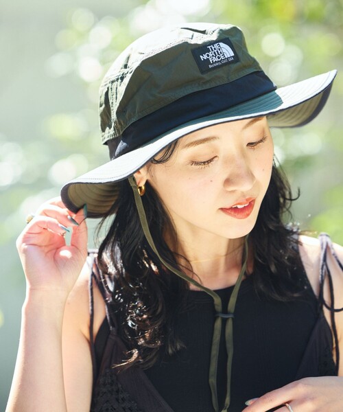 THE NORTH FACE（ザノースフェイス）の「THE NORTH FACE/ザ ノース フェイス Horizon Hat / ホライズンハット（ハット・メンズ・サックスブルー/オリーブ/レッド/ベージュ/ブラック/ブルーグリーン/グリーン/ネイビー・LARGE）」の9枚目の写真