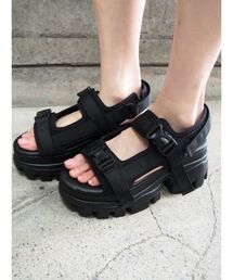 EVRIS | バックルワークソールサンダル(サンダル)