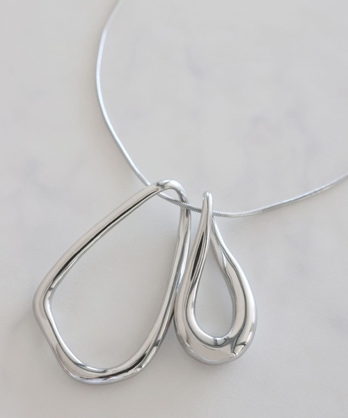 LEPSIM(レプシィム)の「ステンレスマルチWAYネックレス 107882(ネックレス・レディース・ゴールド/シルバー/ゴールド系その他/ブラウン・ONE SIZE)」の3枚目の写真