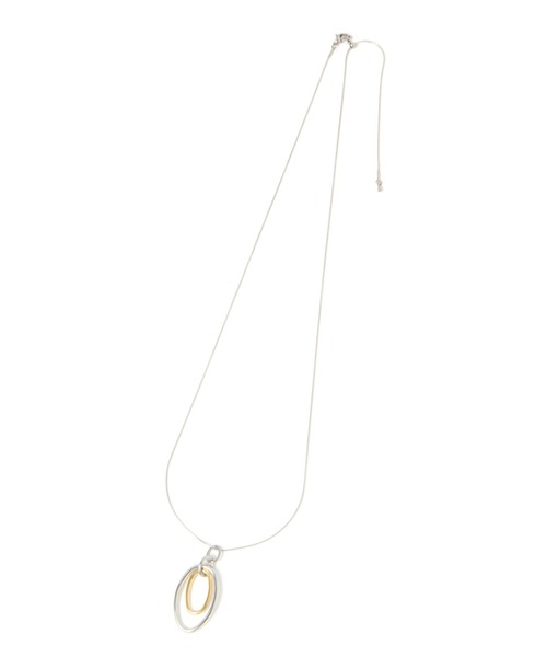 LEPSIM(レプシィム)の「ステンレスマルチWAYネックレス 107882(ネックレス・レディース・ゴールド/シルバー/ゴールド系その他/ブラウン・ONE SIZE)」の5枚目の写真