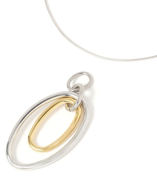 LEPSIM(レプシィム)の「ステンレスマルチWAYネックレス 107882(ネックレス・レディース・ゴールド/シルバー/ゴールド系その他/ブラウン・ONE SIZE)」の7枚目の写真