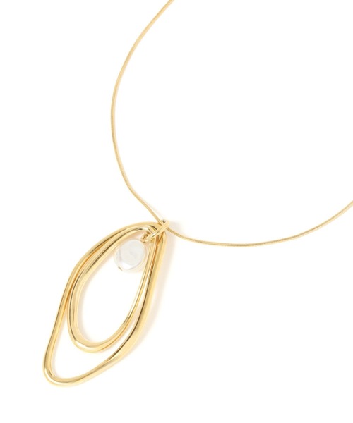 LEPSIM(レプシィム)の「ステンレスマルチWAYネックレス 107882(ネックレス・レディース・ゴールド/シルバー/ゴールド系その他/ブラウン・ONE SIZE)」の14枚目の写真