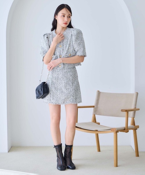 ♥️アナイ♥️超美品♥️フリルが可愛いサマージャケット♥️サイズ38♥️ ♥️アナイ♥️超美品♥️フリルが可愛いサマージャケット♥️サイズ38