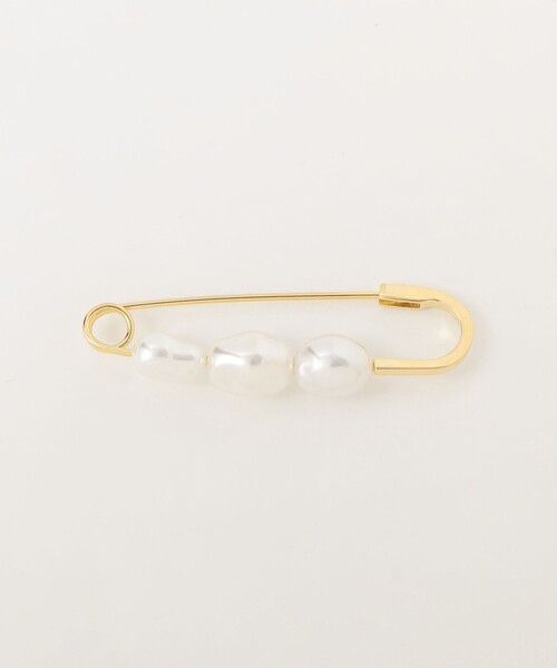 BEAUTY&YOUTH UNITED ARROWS(ビューティーアンドユースユナイテッドアローズ)の「フェイクパール ピンブローチ(ブローチ/コサージュ・レディース・その他2/その他1・FREE)」の1枚目の写真