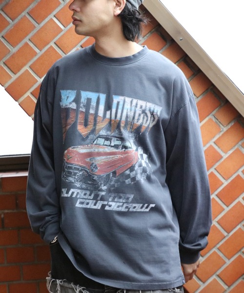 8(eight)(エイト)の「ハードグラフィック加工ロンT(Tシャツ/カットソー・メンズ・ブラック系その他2/ブラック系その他/ブラック系その他3・MEDIUM/LARGE)」の3枚目の写真