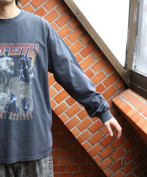 8(eight)(エイト)の「ハードグラフィック加工ロンT(Tシャツ/カットソー・メンズ・ブラック系その他2/ブラック系その他/ブラック系その他3・MEDIUM/LARGE)」の12枚目の写真
