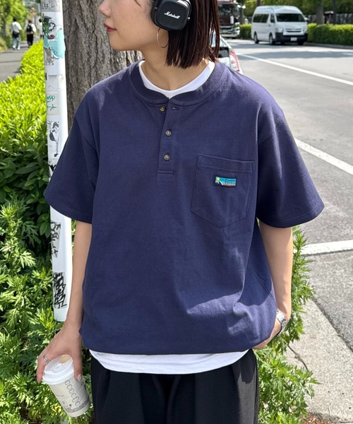 セール】【Franklin Climbing】ヘンリーネック半袖Tee（Tシャツ
