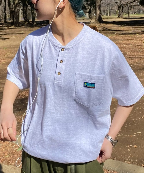 Franklin Climbing（フランクリンクライミング）の「【Franklin Climbing】ヘンリーネック半袖Tee（Tシャツ/カットソー・メンズ・ホワイト/ブラック/グレー・MEDIUM/LARGE/X-LARGE）」の13枚目の写真