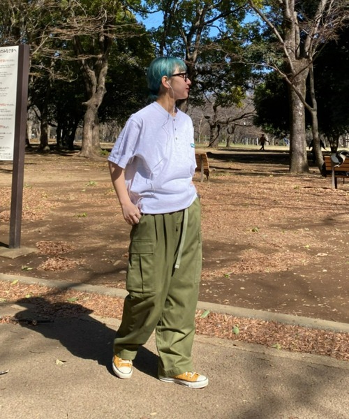 Franklin Climbing（フランクリンクライミング）の「【Franklin Climbing】ヘンリーネック半袖Tee（Tシャツ/カットソー・メンズ・ホワイト/ブラック/グレー・MEDIUM/LARGE/X-LARGE）」の16枚目の写真