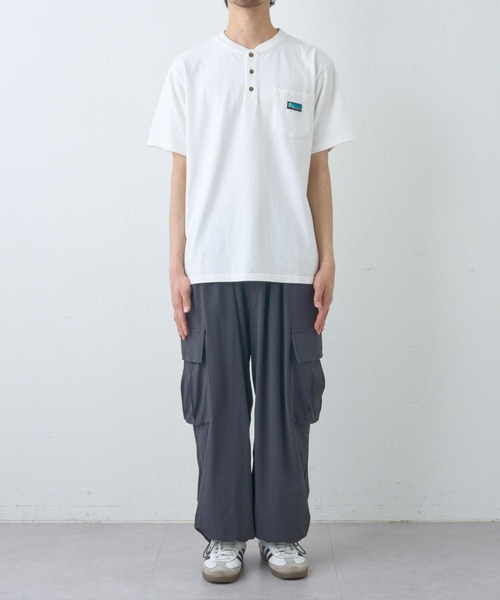 Franklin Climbing（フランクリンクライミング）の「【Franklin Climbing】ヘンリーネック半袖Tee（Tシャツ/カットソー・メンズ・ホワイト/ブラック/グレー・MEDIUM/LARGE/X-LARGE）」の21枚目の写真