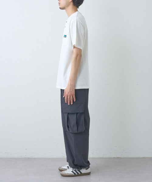 Franklin Climbing（フランクリンクライミング）の「【Franklin Climbing】ヘンリーネック半袖Tee（Tシャツ/カットソー・メンズ・ホワイト/ブラック/グレー・MEDIUM/LARGE/X-LARGE）」の22枚目の写真