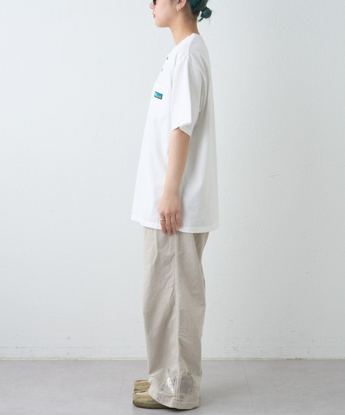 Franklin Climbing（フランクリンクライミング）の「【Franklin Climbing】ヘンリーネック半袖Tee（Tシャツ/カットソー・メンズ・ホワイト/ブラック/グレー・MEDIUM/LARGE/X-LARGE）」の19枚目の写真