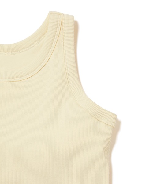 ADAM ET ROPE'（アダムエロペ）の「【サステナブル】アメスリタンクトップ（タンクトップ・レディース・ホワイト/ブラック/オフホワイト・FREE）」の12枚目の写真