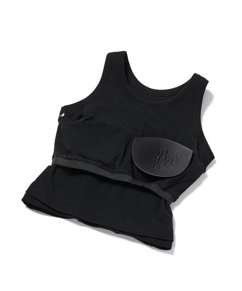 ADAM ET ROPE'（アダムエロペ）の「【サステナブル】アメスリタンクトップ（タンクトップ・レディース・ホワイト/ブラック/オフホワイト・FREE）」の18枚目の写真