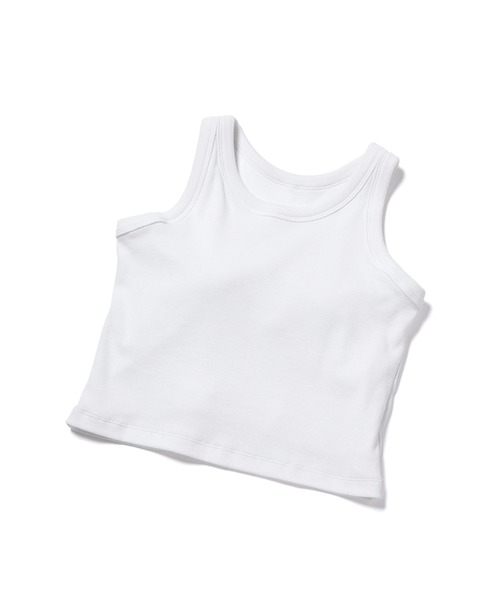 ADAM ET ROPE'（アダムエロペ）の「【サステナブル】アメスリタンクトップ（タンクトップ・レディース・ホワイト/ブラック/オフホワイト・FREE）」の20枚目の写真