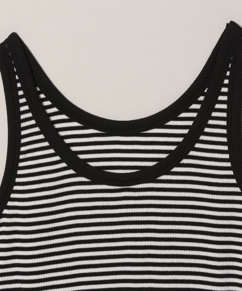 JEANASIS（ジーナシス）の「2WAYネックリブタンク/112815（タンクトップ・レディース・ブラック系その他/グレイッシュベージュ/ホワイト/ブラック・FREE）」の16枚目の写真