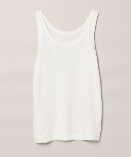 JEANASIS（ジーナシス）の「2WAYネックリブタンク/112815（タンクトップ・レディース・ブラック系その他/グレイッシュベージュ/ホワイト/ブラック・FREE）」の10枚目の写真