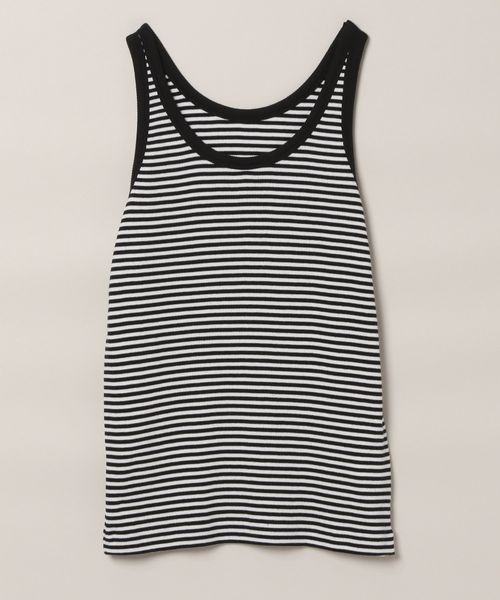 JEANASIS（ジーナシス）の「2WAYネックリブタンク/112815（タンクトップ・レディース・ブラック系その他/グレイッシュベージュ/ホワイト/ブラック・FREE）」の21枚目の写真