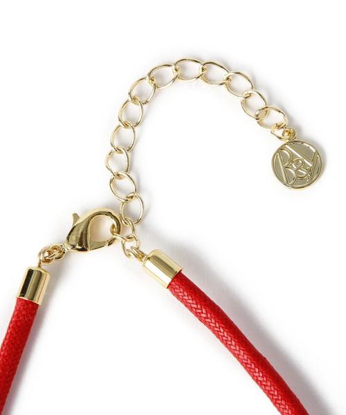 BEAUTY&YOUTH UNITED ARROWS（ビューティーアンドユースユナイテッドアローズ）の「BY 2トーンメタルバーコンビネックレス◆（ネックレス・レディース・レッド/コバルトブルー・フリー）」の5枚目の写真