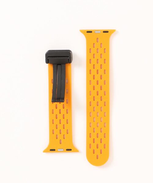 emonique(エモニーク)の「シリコン製 通気性良いメッシュ Apple Watch バンド スマートウォッチバンド【38/40/41/42/44/45/49mm対応】(デジタル腕時計・メンズ・イエロー/グレイッシュベージュ/ライトブルー/ライラック/ブラック/ネイビー/ミント/ターコイズブルー/グレー/ダークグリーン/ライトグレー/グリーン/ワインレッド/ピンク/レッド/ホワイト/パープル/オレンジ・42/38)」の21枚目の写真